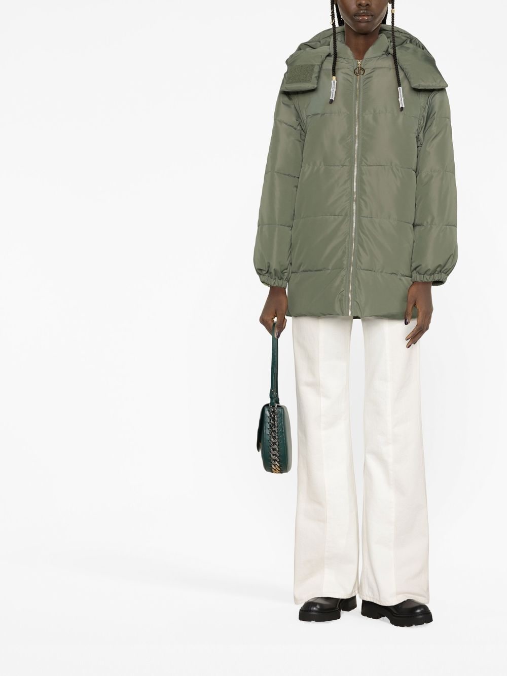 detachable-sleeve puffer coat - 2