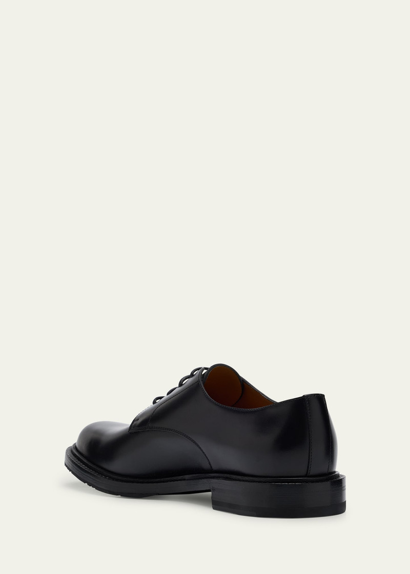 GUCCI Men's William Leather Derby Shoes outlook