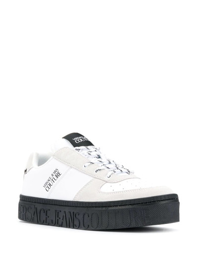 VERSACE JEANS COUTURE logo print sneakers outlook