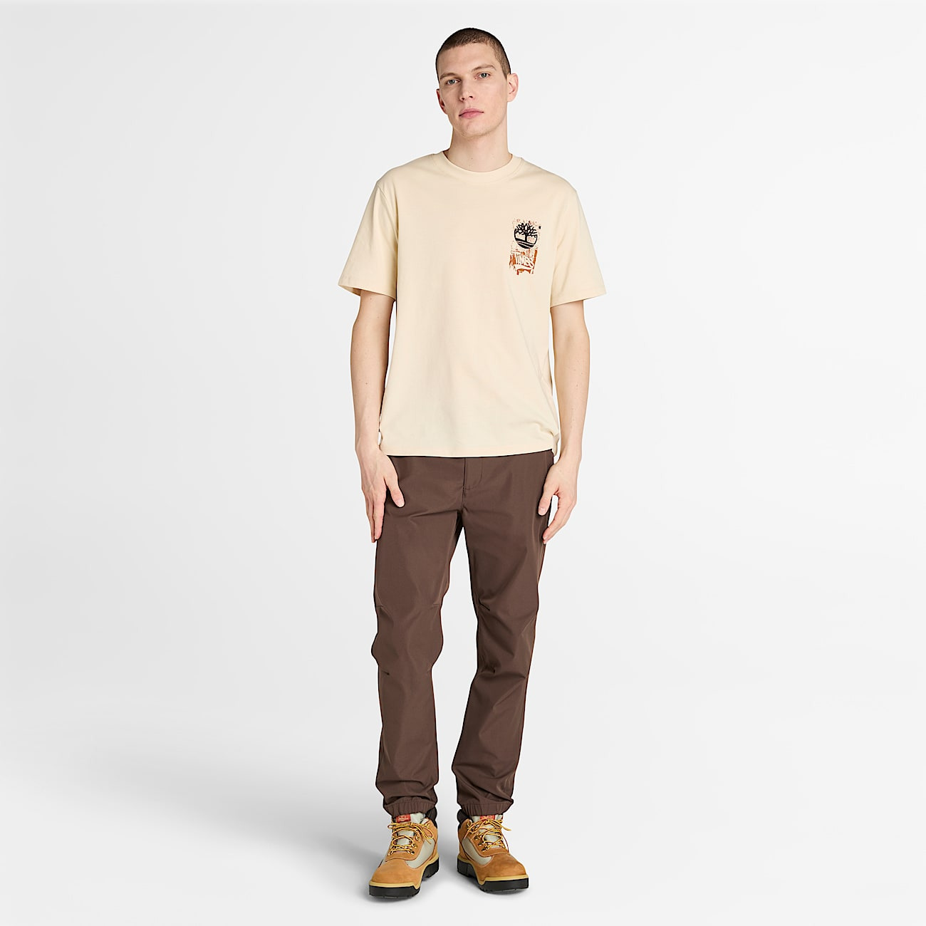 Men's Timberland® Brand Carrier Slogan Back Graphic T-Shirt - 3