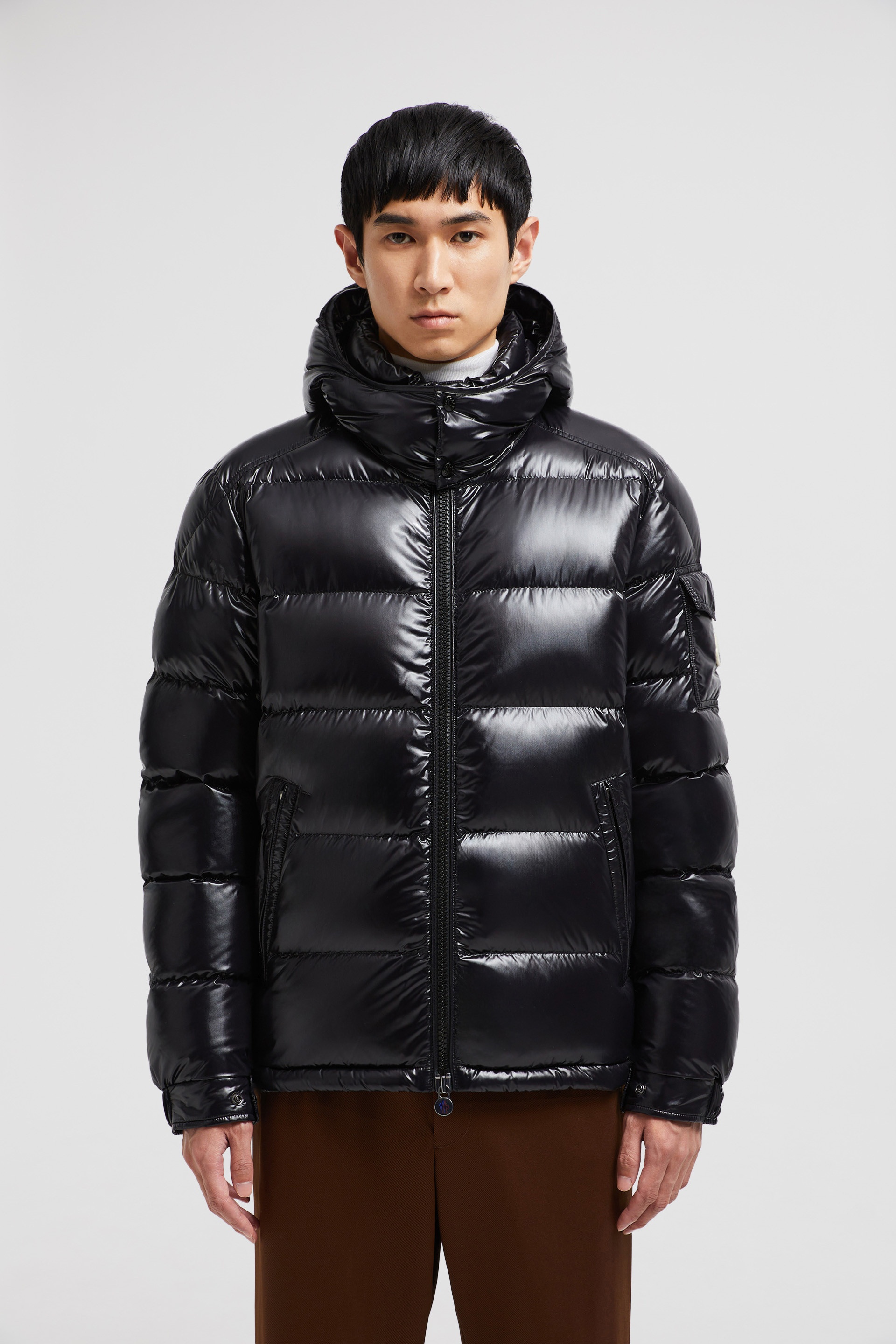 Moncler Moncler Maya Hooded Short Down Jacket | REVERSIBLE