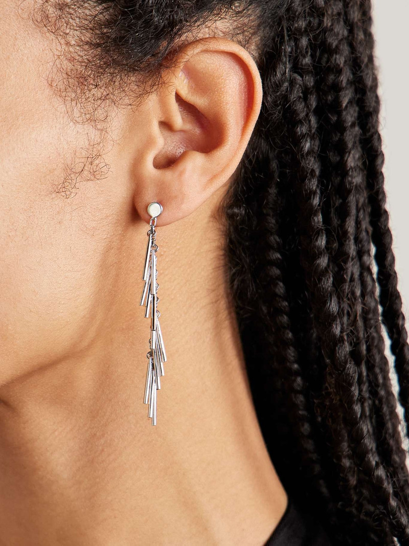 Jil Sander Silver-tone earrings Silver outlook