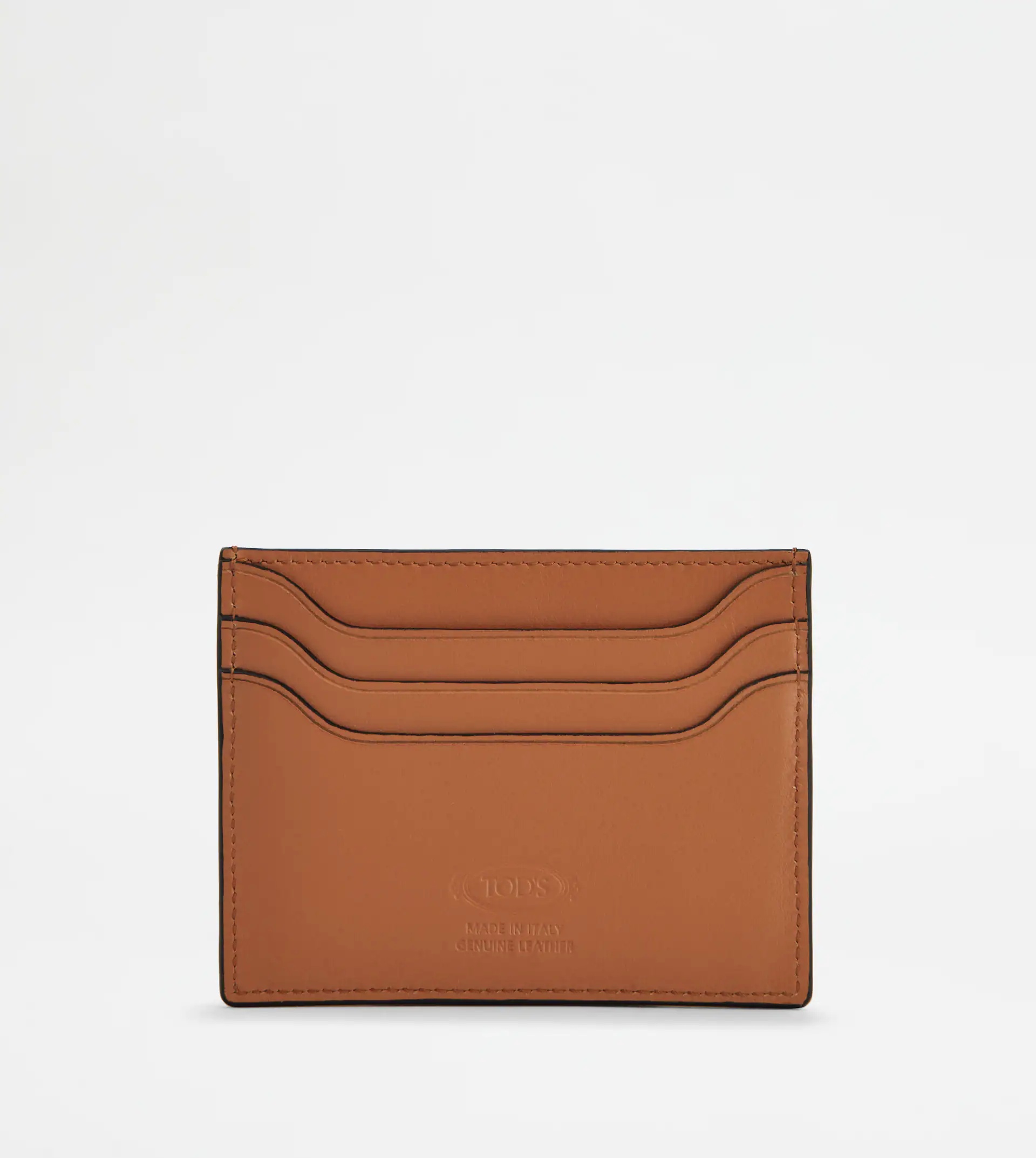 CREDIT CARD HOLDER IN LEATHER - BROWN - 2