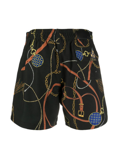 AMIRI chain print swim shorts outlook