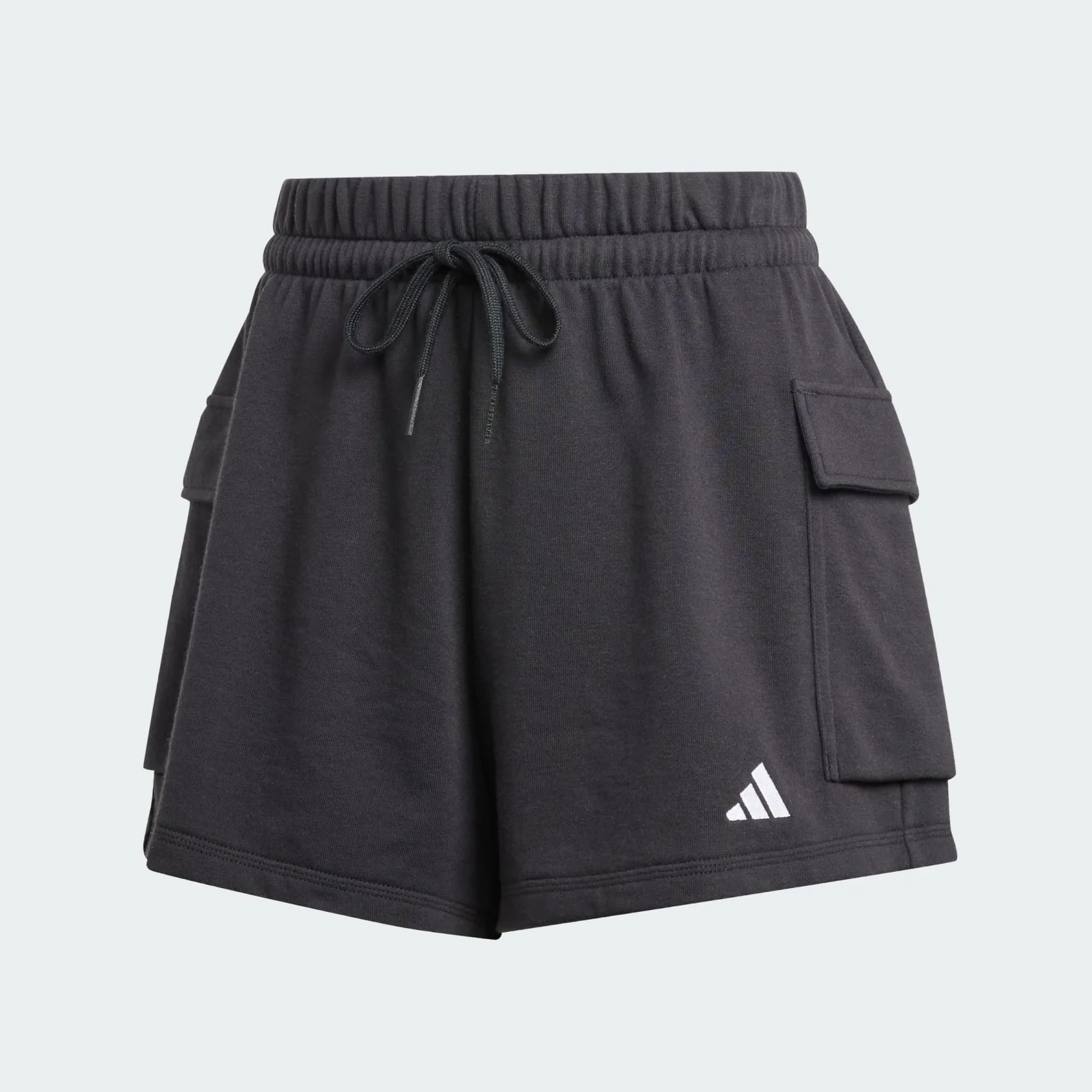 Essentials Small Logo French Terry Cargo Shorts - 1