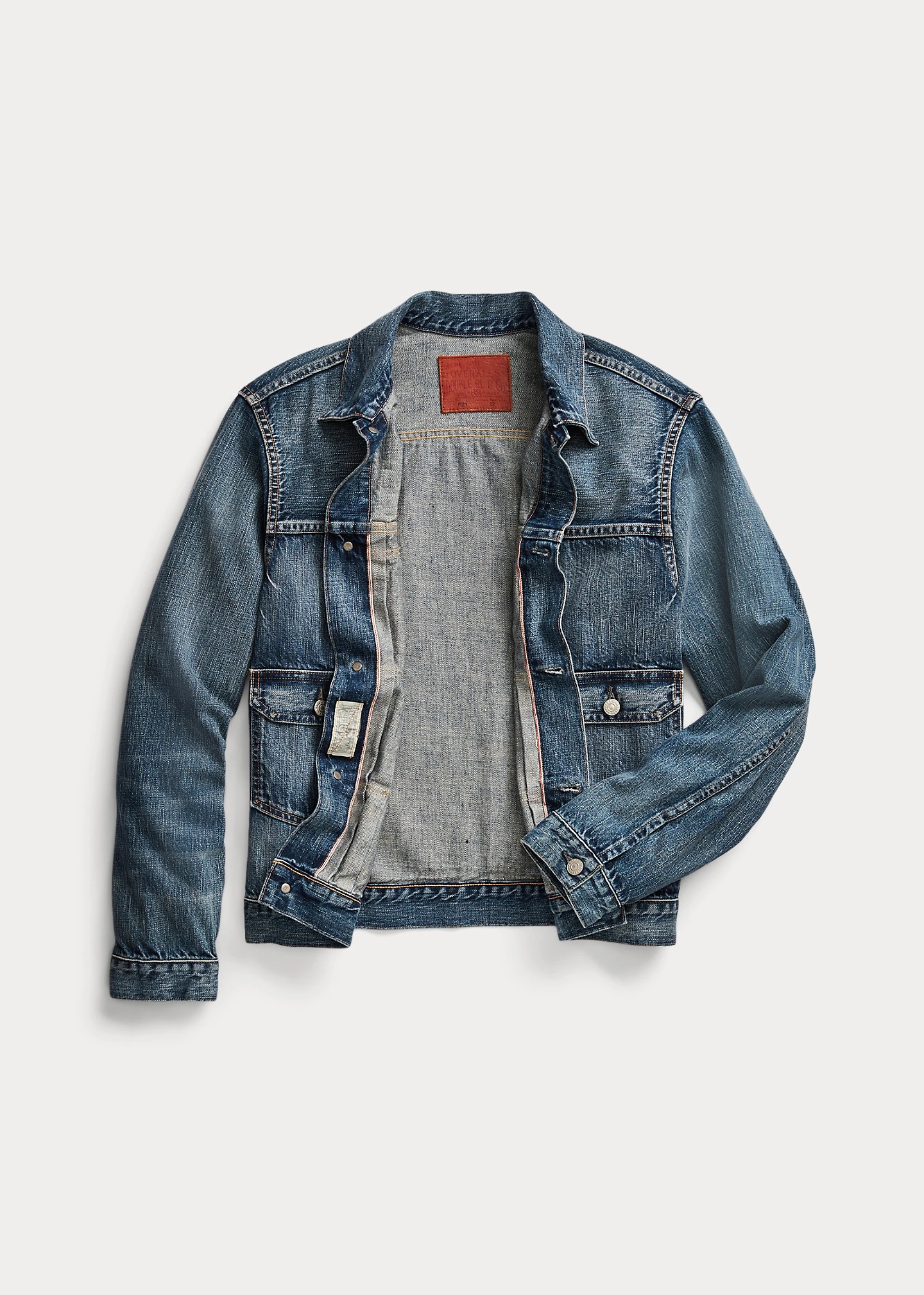 Overdale Indigo Denim Trucker Jacket - 3