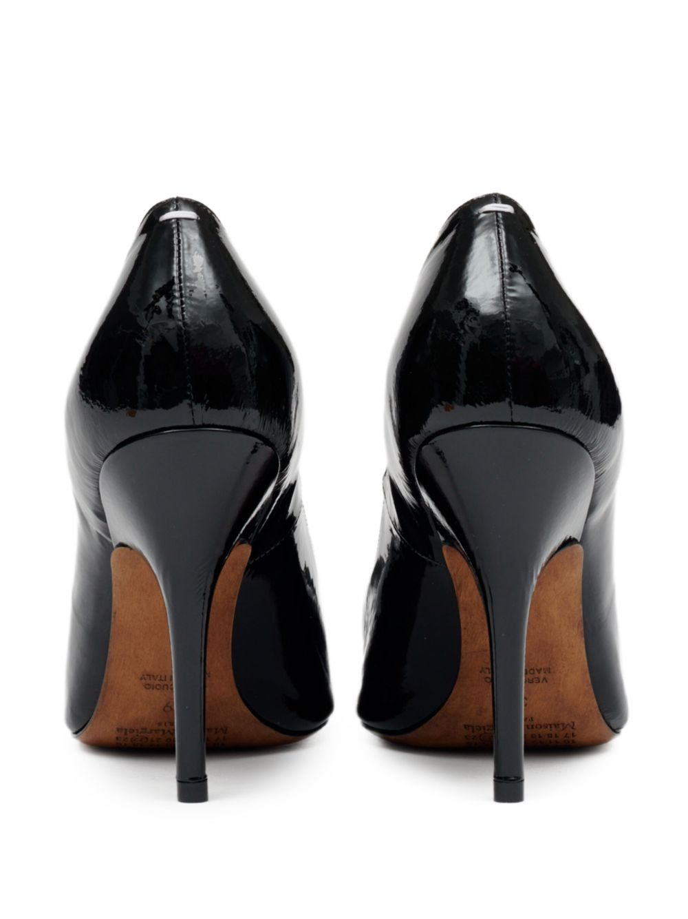 100mm leather pumps - 3