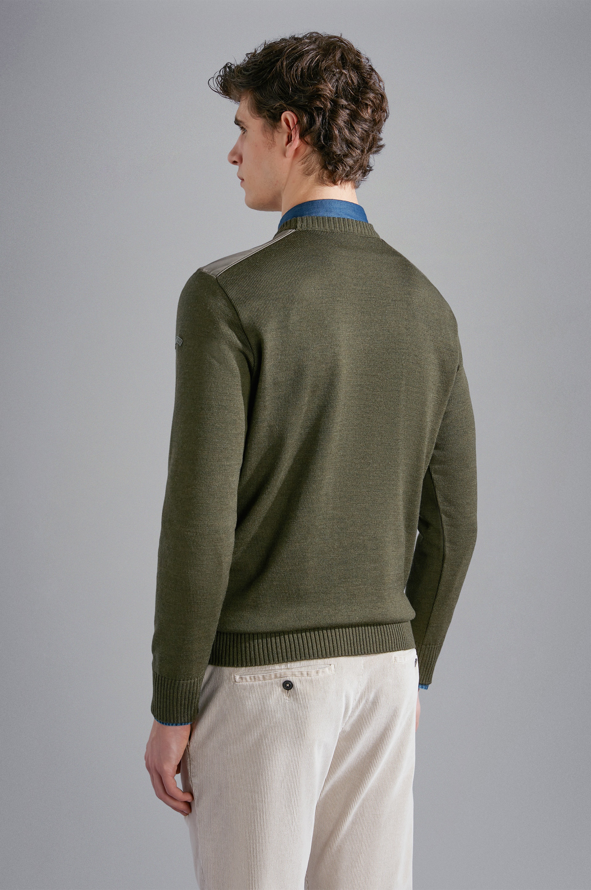 WOOL SWEATER WITH TYPHOON® INSERTS - 3