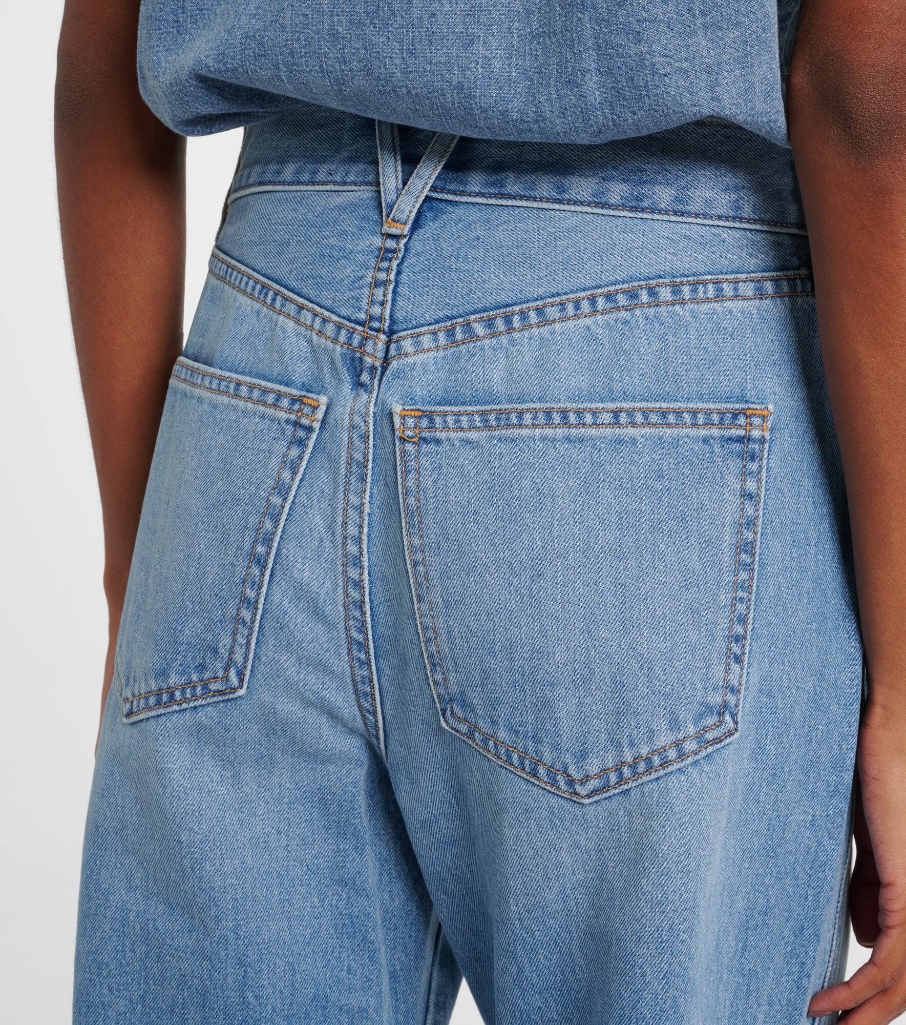 Taylor high-rise wide-leg jeans - 6