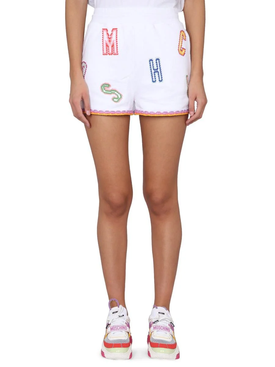 MOSCHINO BERMUDA WITH LOGO - 1