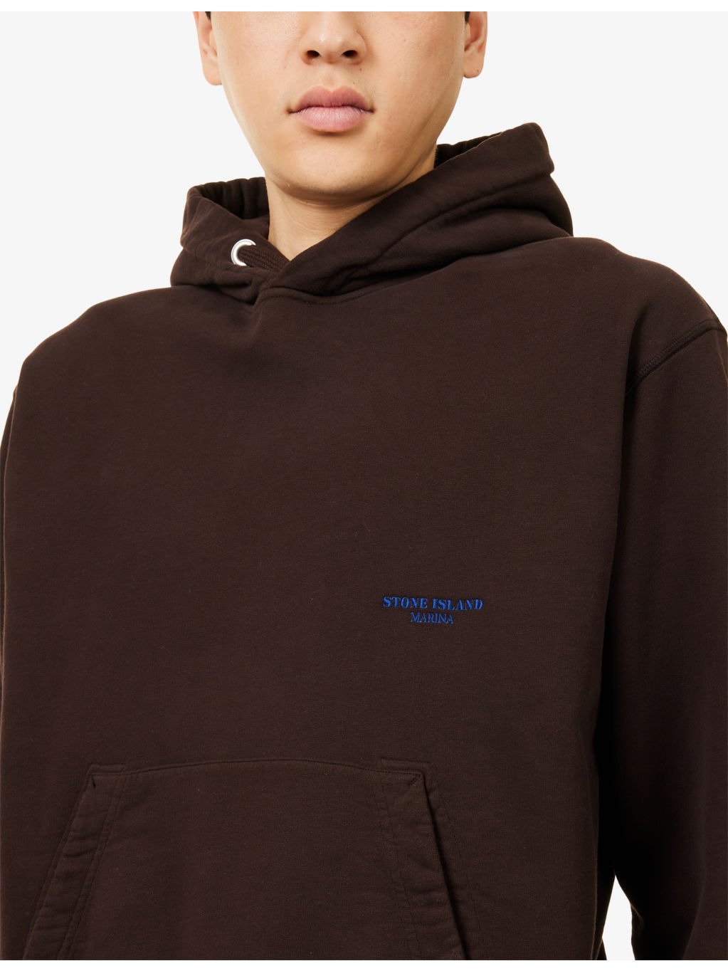 Marina Embroider-Text Cotton-Jersey Hoody - 5