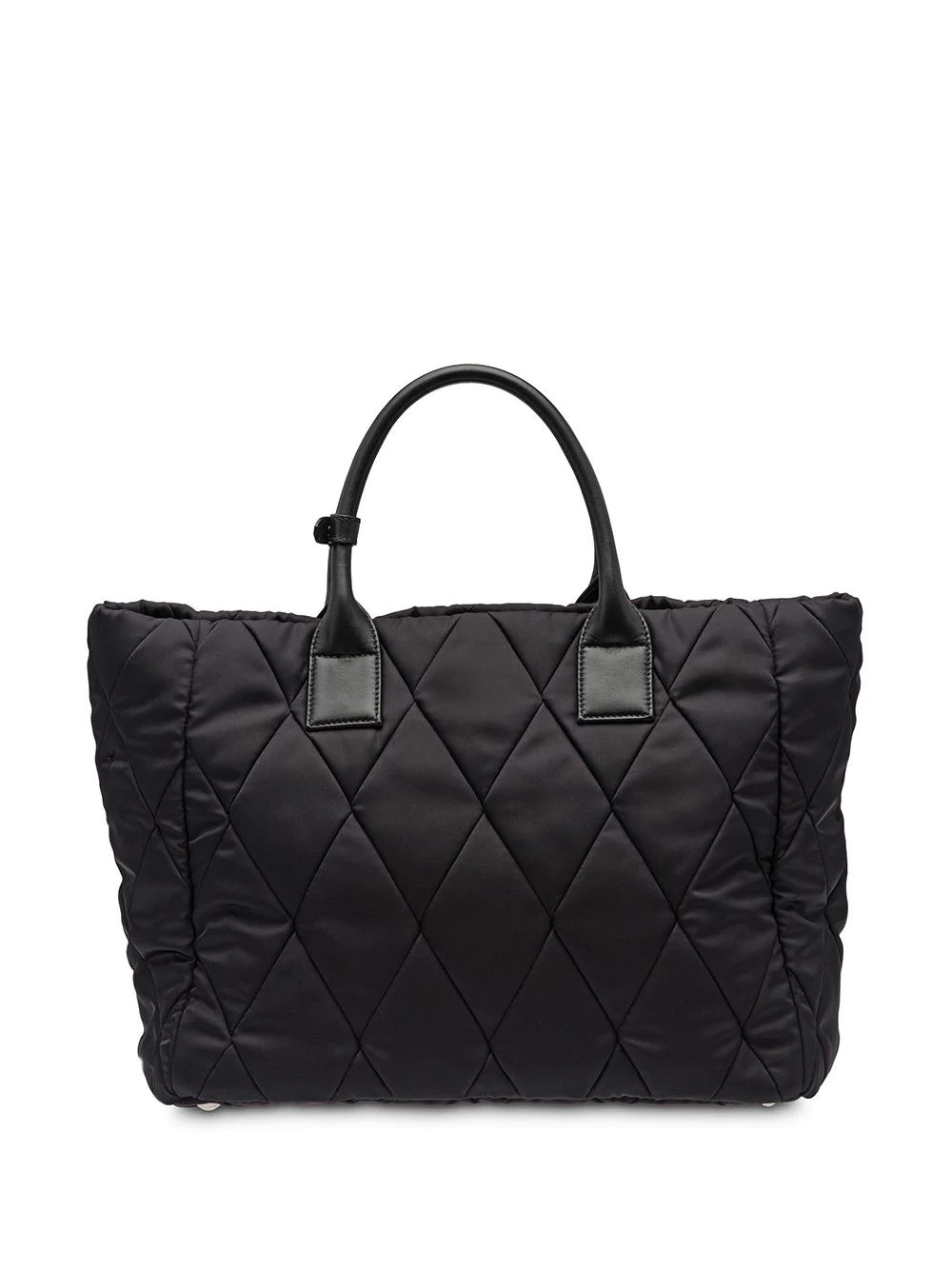 Quilted nylon tote bag - 3