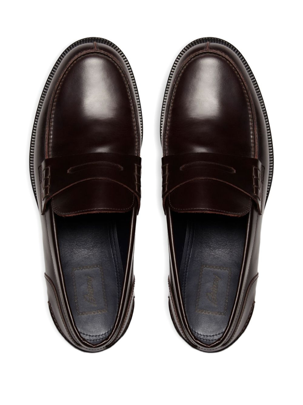 College leather penny loafers - 3
