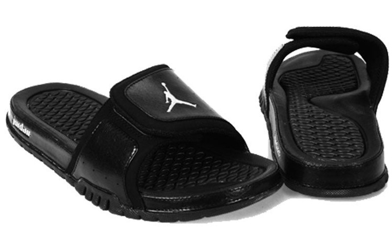 Jordan Air Jordan Hydro 2 Slide 'Black Metallic Silver' 312527-001 outlook