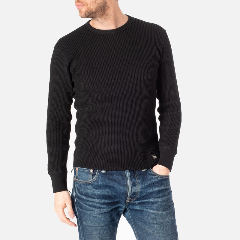 Iron Heart IGW-502-BLK Ignition Works Thermal Crew Neck Long Sleeved Top - Black outlook