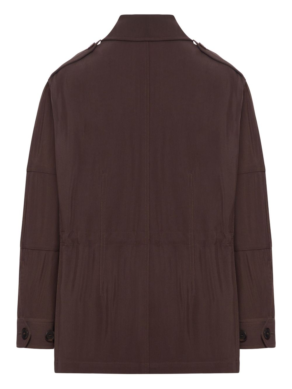 button-fastening flap-pocket jacket - 2