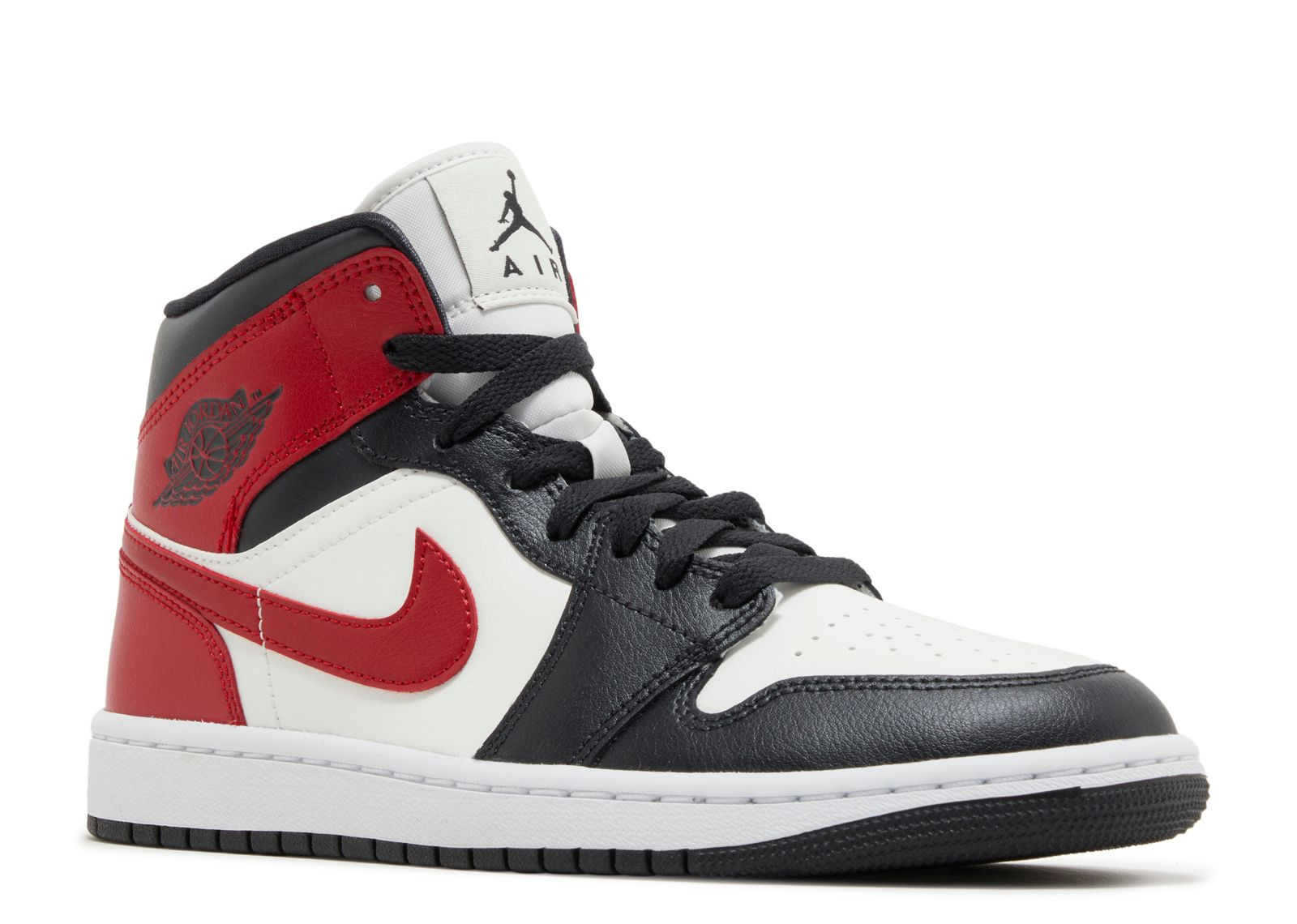 WMNS JORDAN 1 MID 'BLACK TOE' - 2