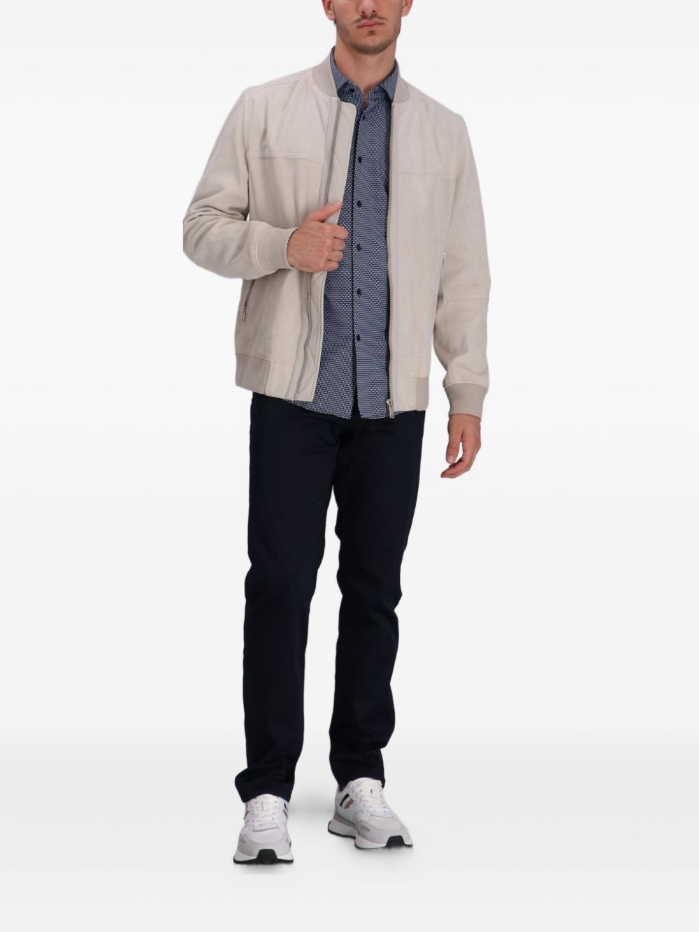 suede bomber jacket - 2