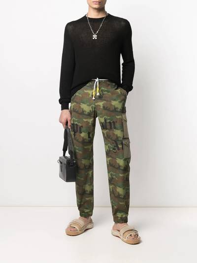 Palm Angels camouflage-print cargo trousers outlook