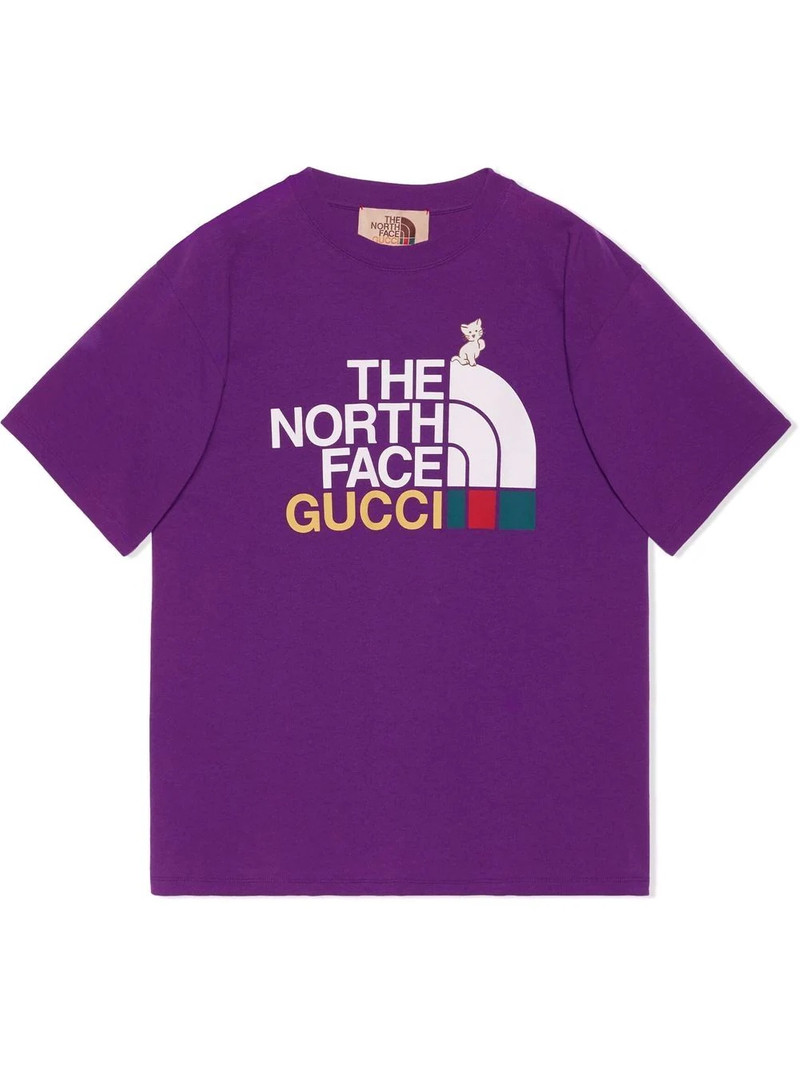x The North Face logo-print cotton T-shirt - 1