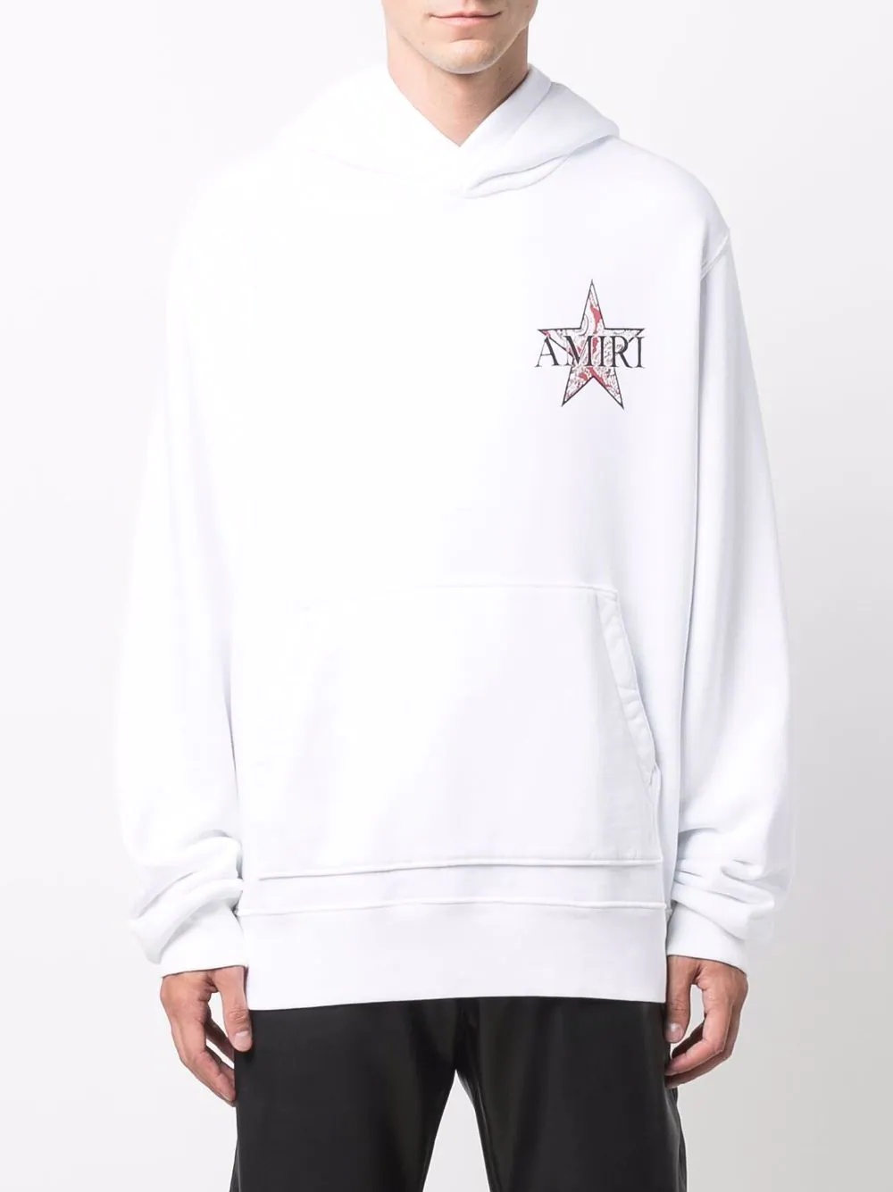 logo print hoodie - 3