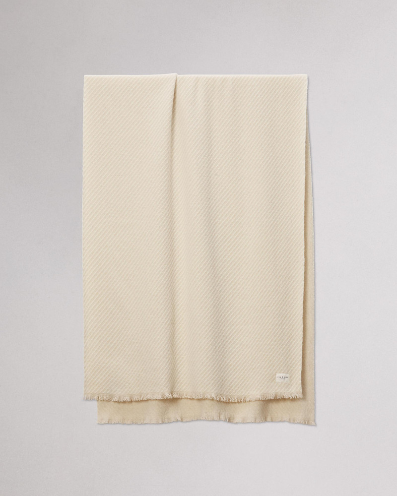 Joni Stripe Wool Scarf 1