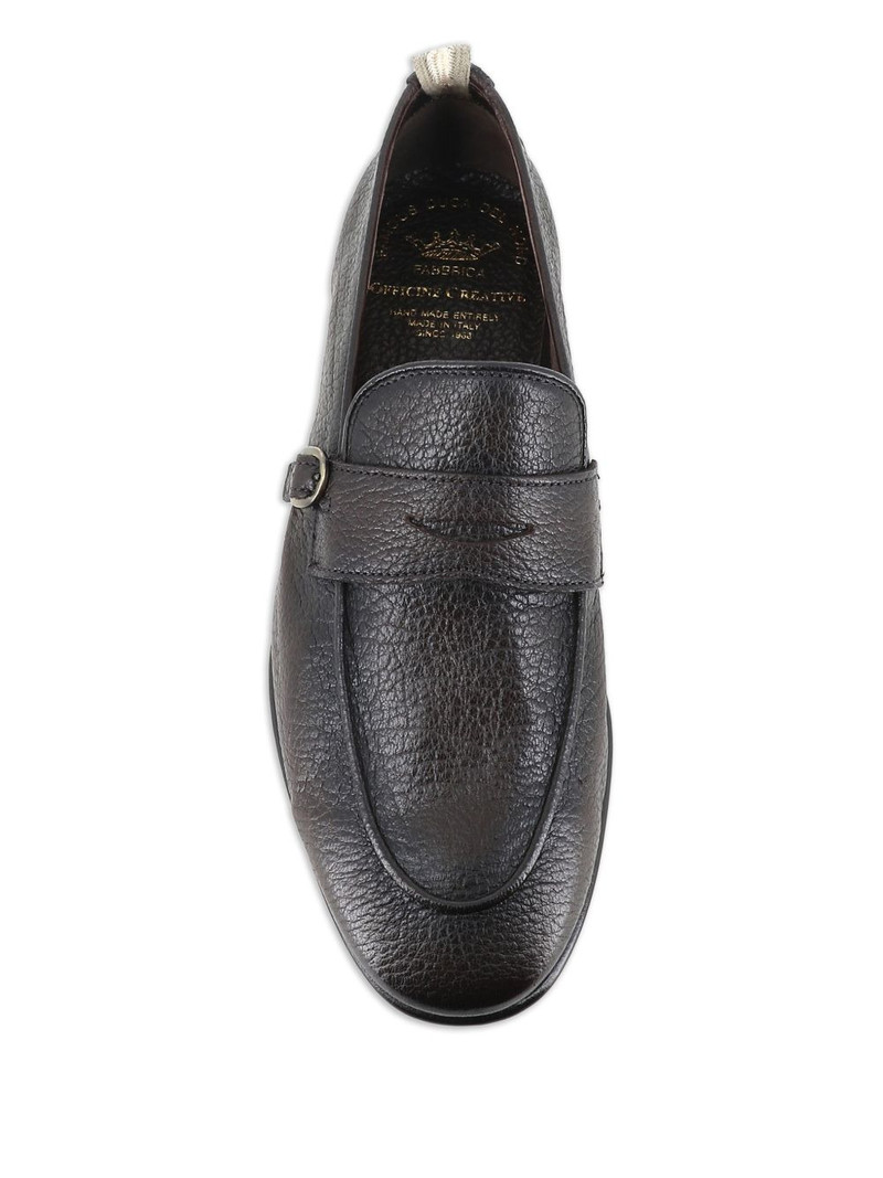 OFFICINE CREATIVE round-toe buckled loafers outlook