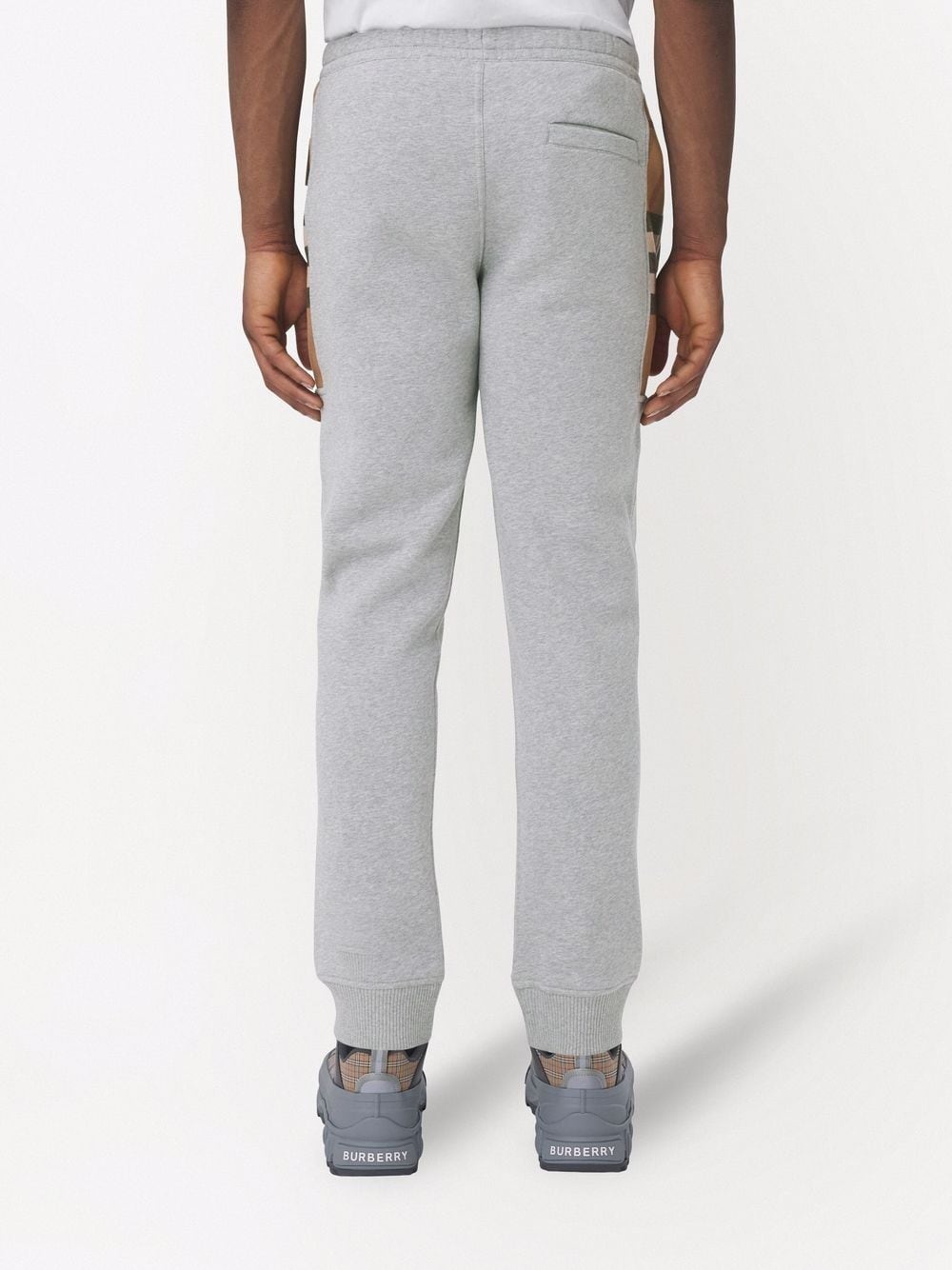 check-panel track pants - 4