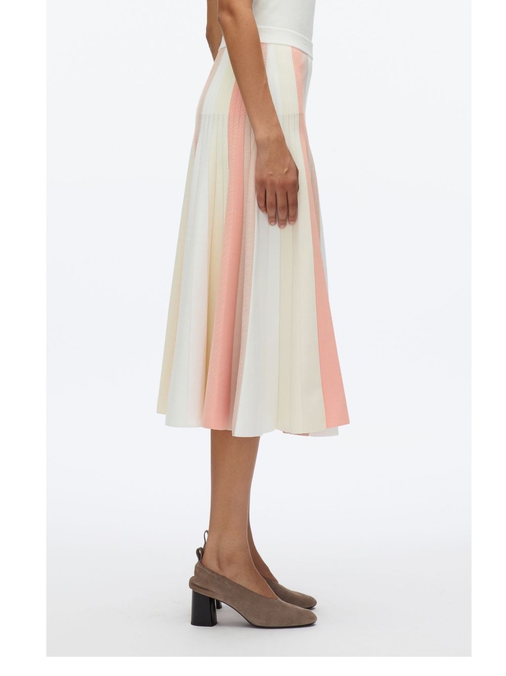 striped midi skirt - 5