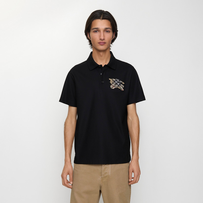 Burberry EKD Check Cotton Polo Shirt outlook