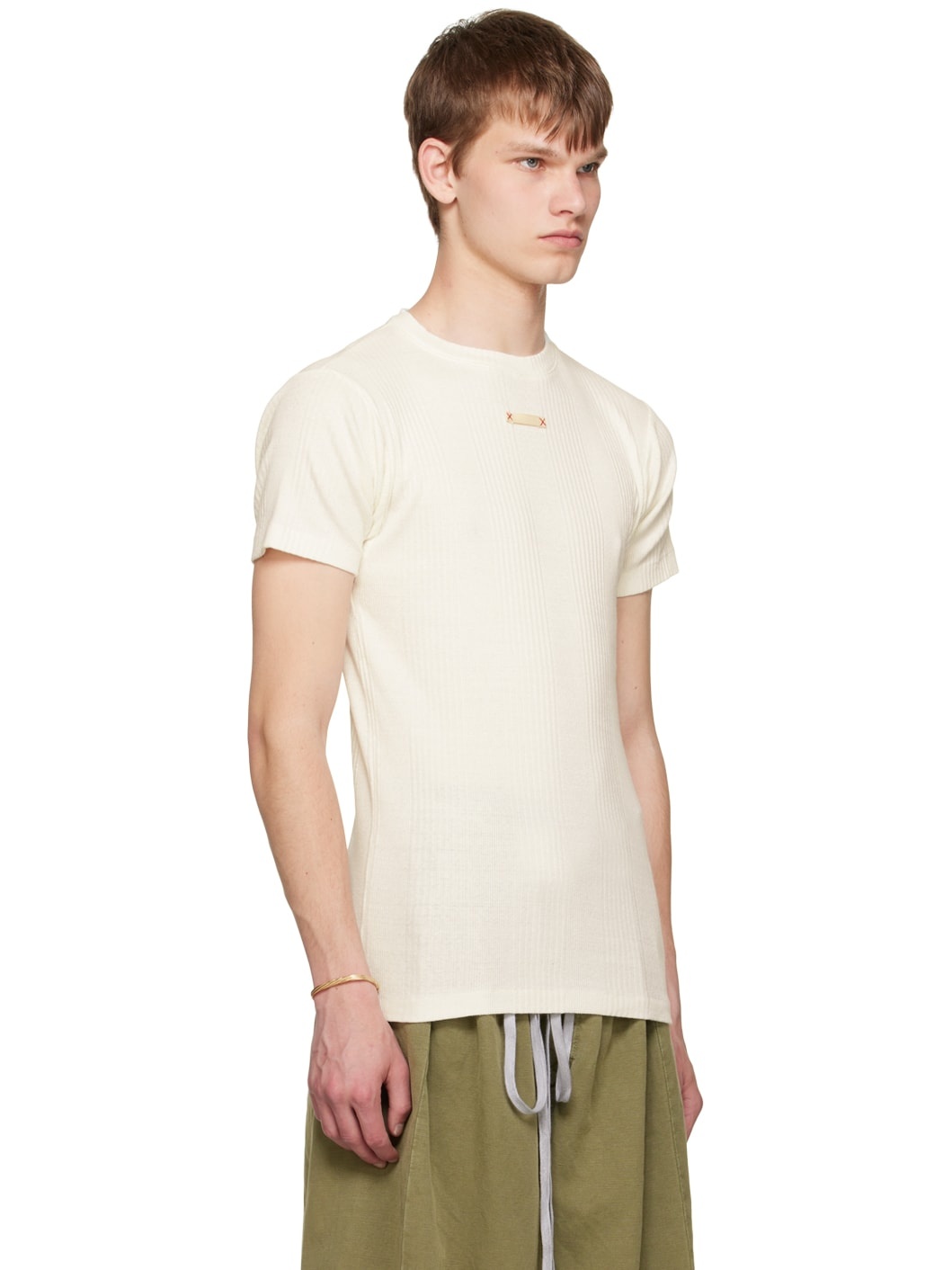 Maison Margiela Fancy Rib T-Shirt Tシャツ Maison Margiela Fancy rib T-shirt | REVERSIBLE