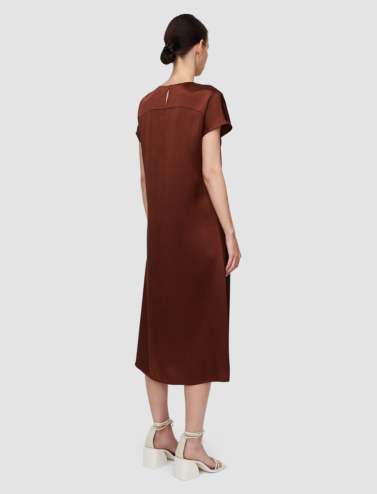 Silk Satin Dauphine Dress - 4