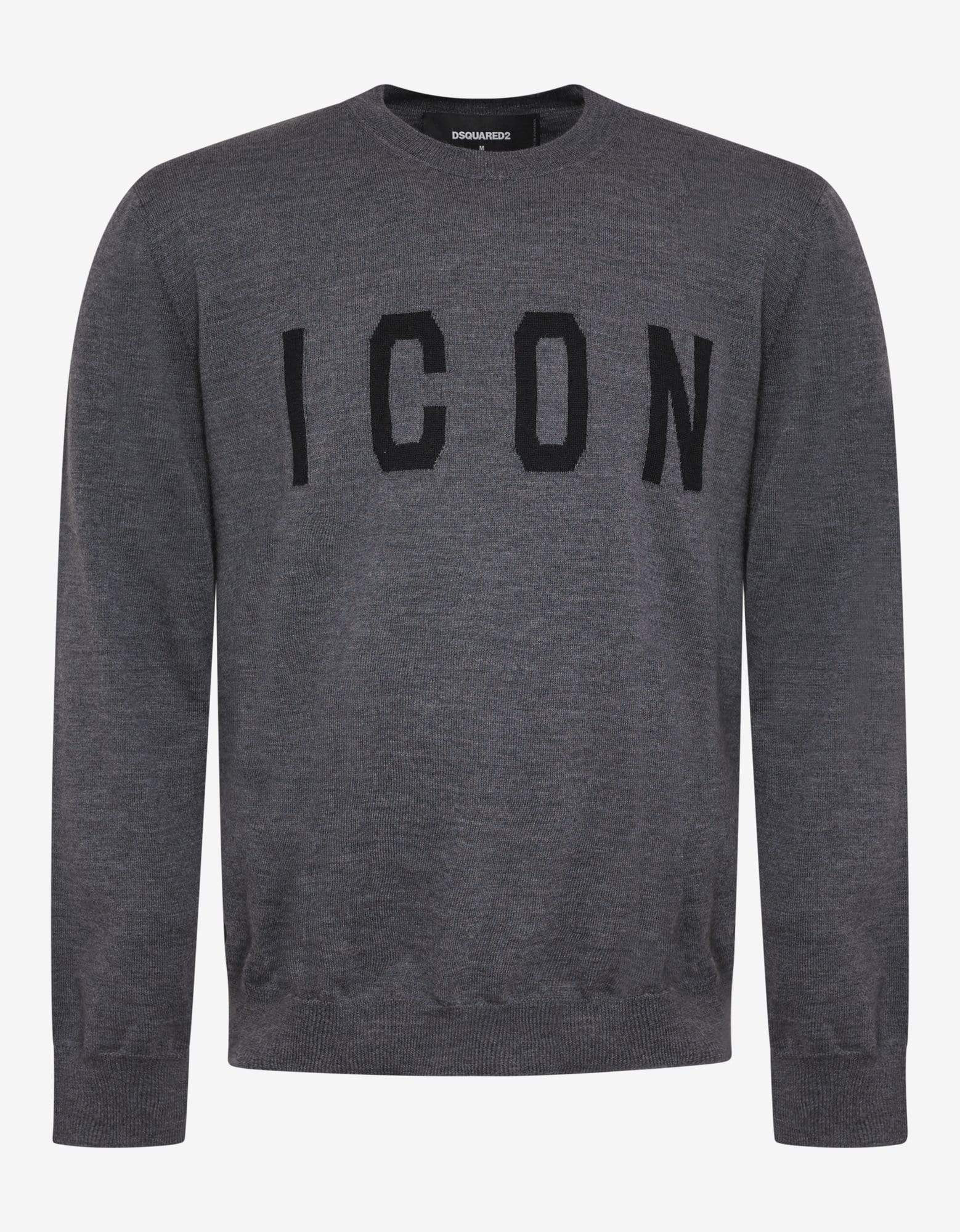 Dsquared2 Grey Icon Sweater - 1