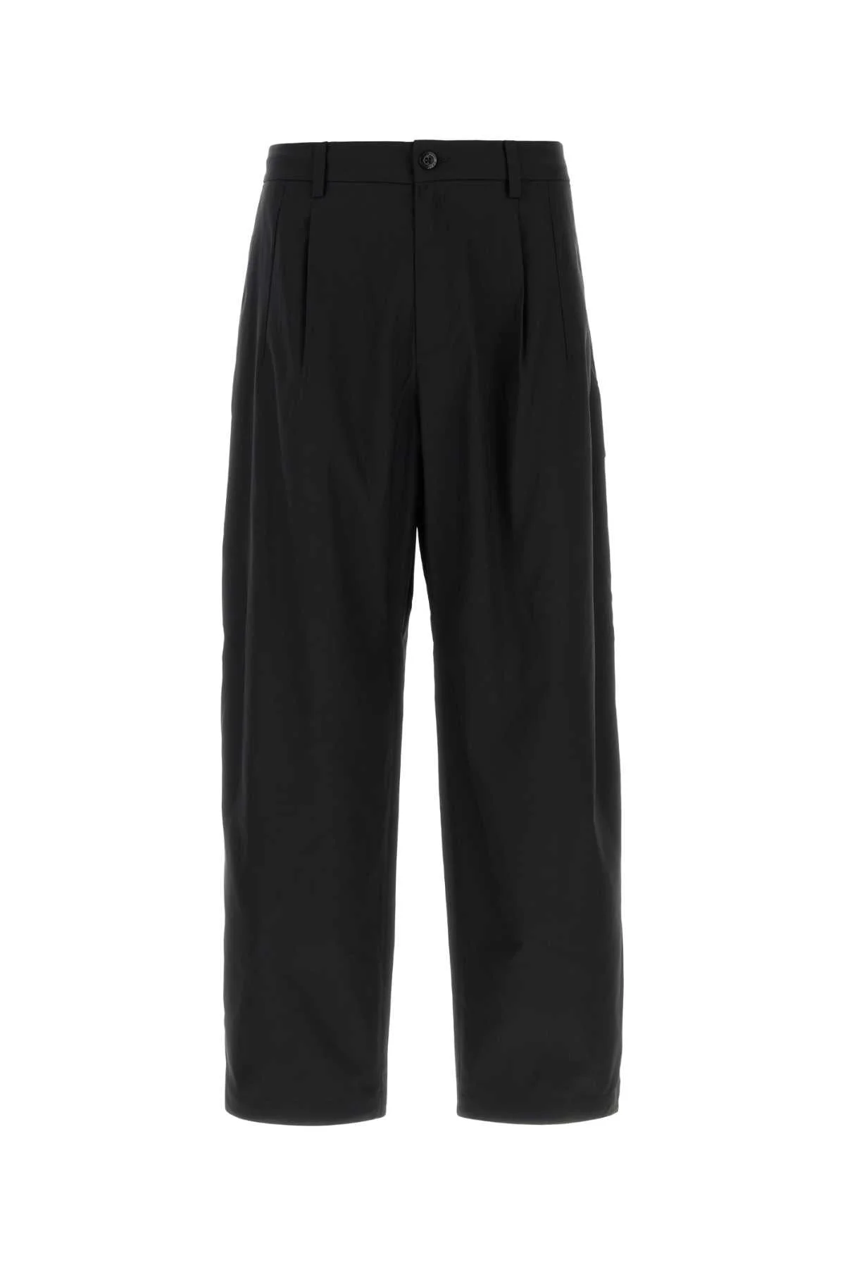 C.P. Company Men Black Gabardine Pant - 1