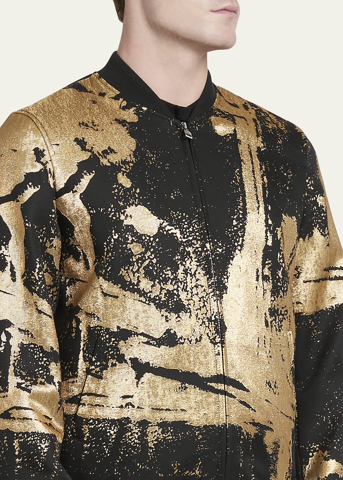 Men's Goil Foil Bomber Jacket - 5