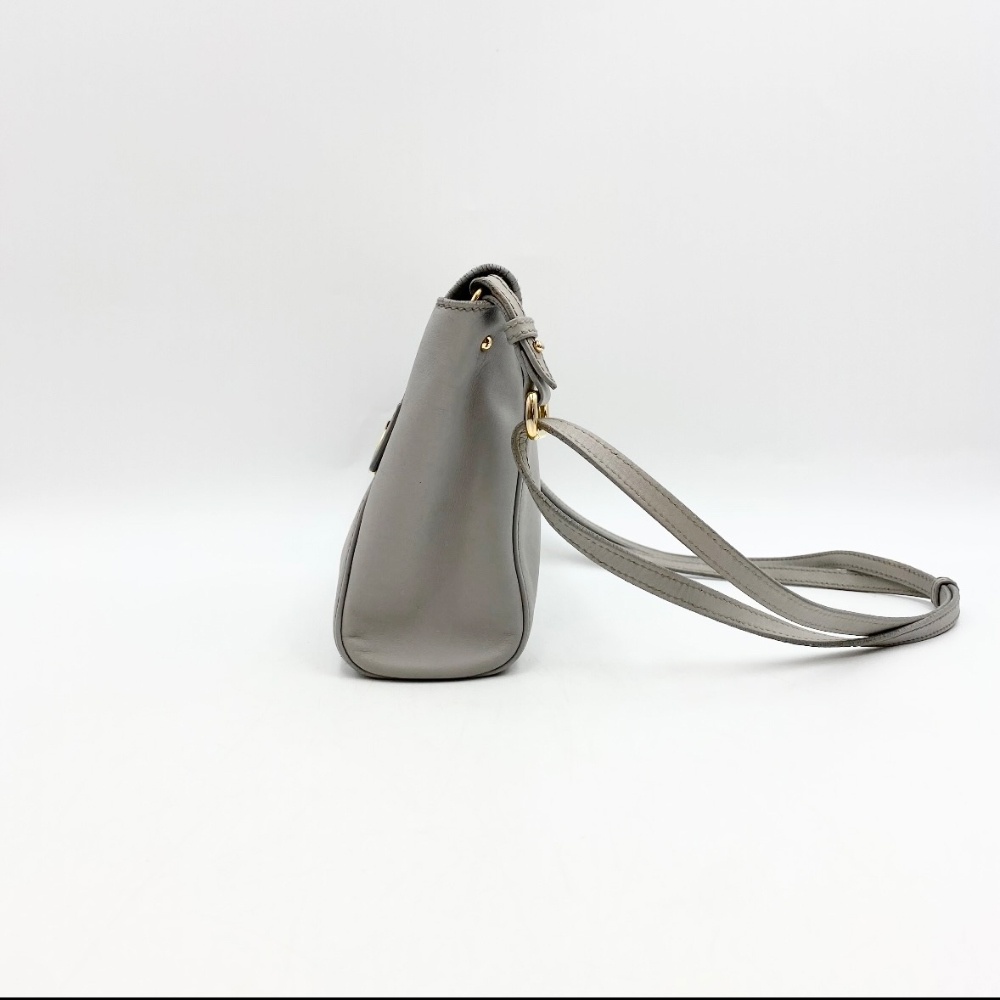 Ferragamo Grey Gancini Crossbody Bag - 2