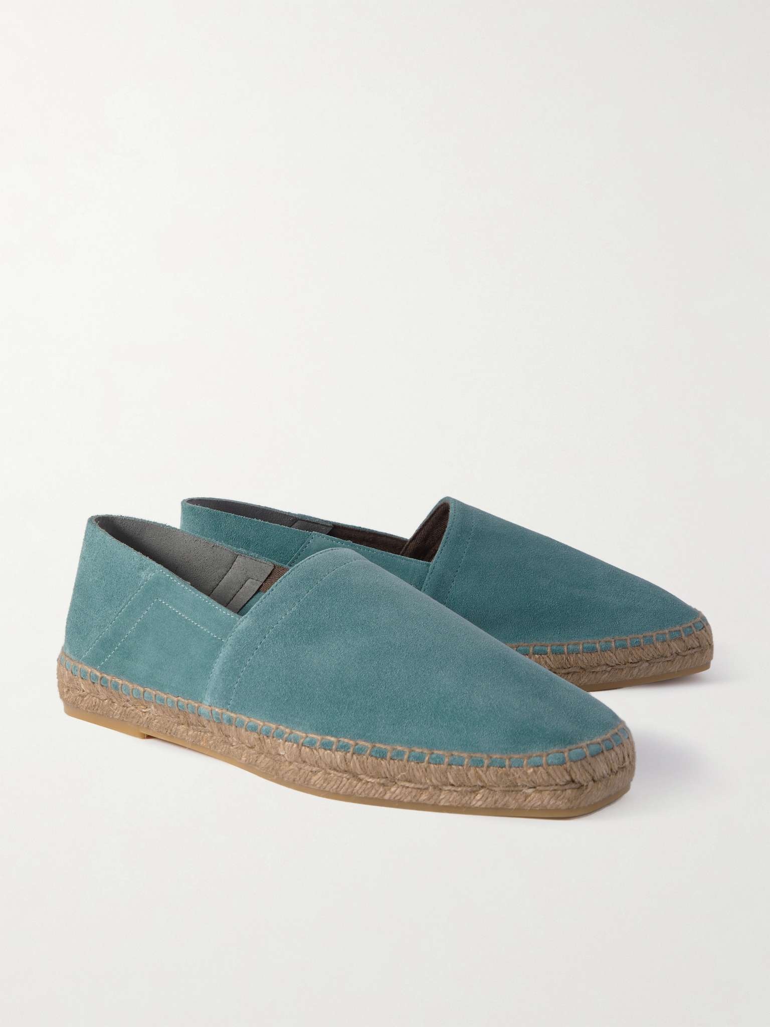 Barnes Collapsible-Heel Suede Espadrilles - 4