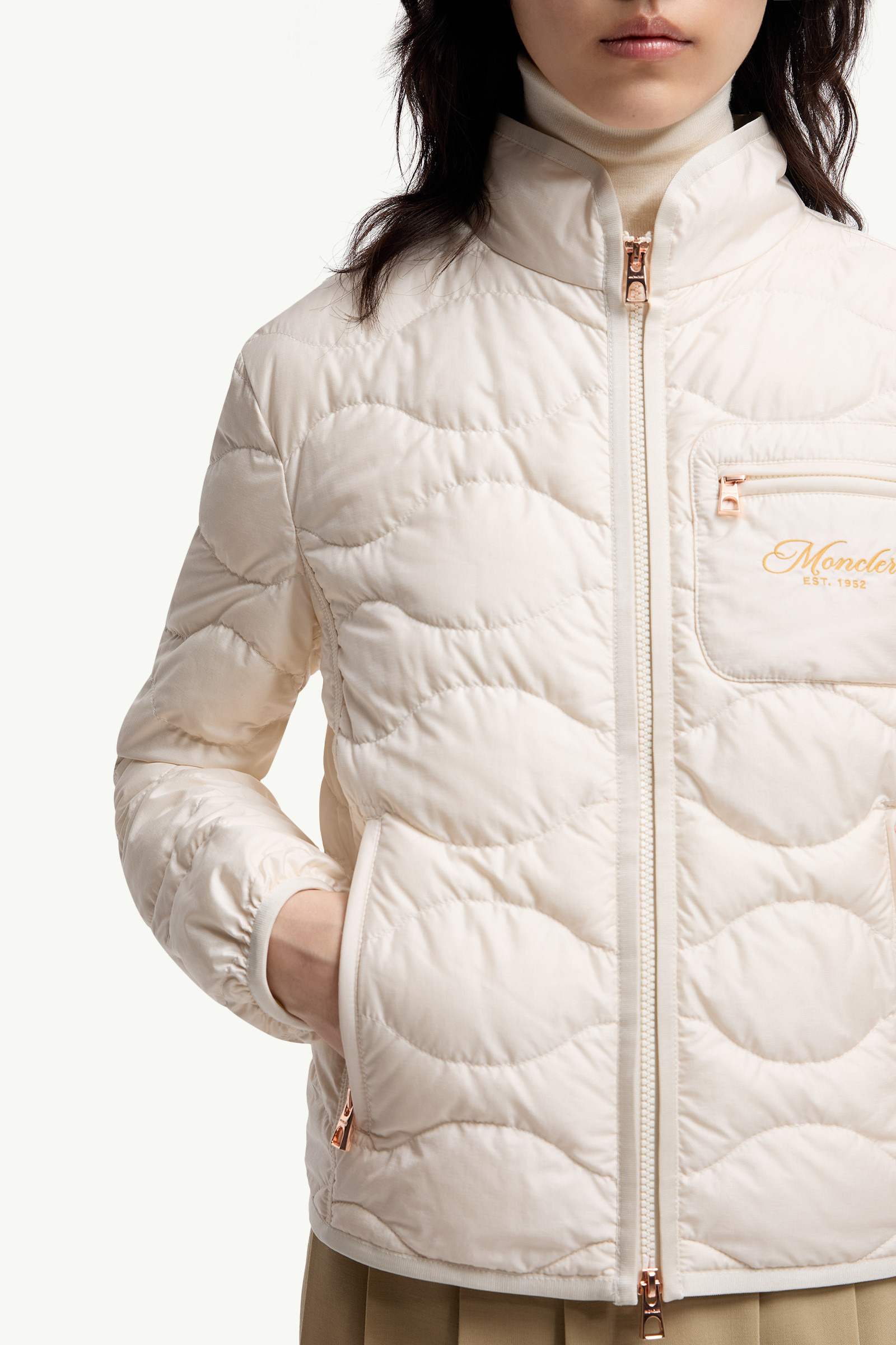 Tegea Wave-Quilted Short Down Jacket - 6
