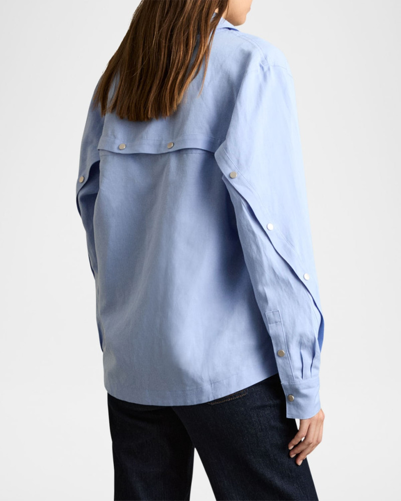 REISS Ali Oversized Button-Down Shirt outlook