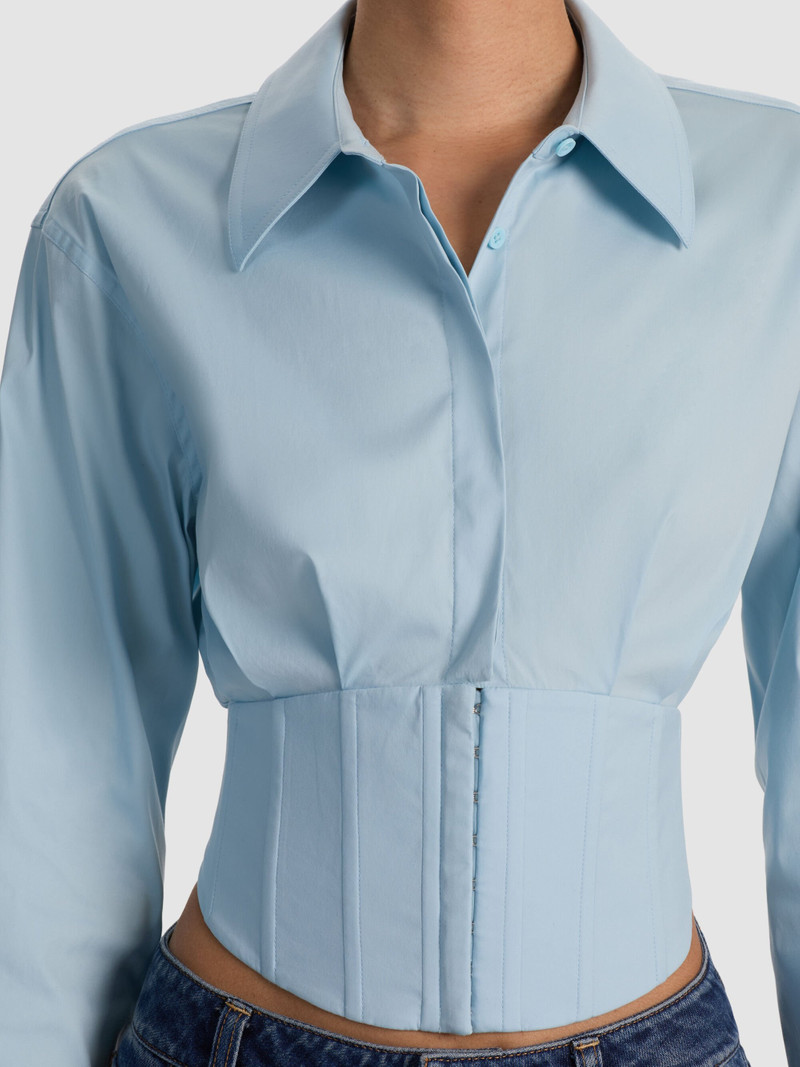 EDIE CORSET BUTTON DOWN 5