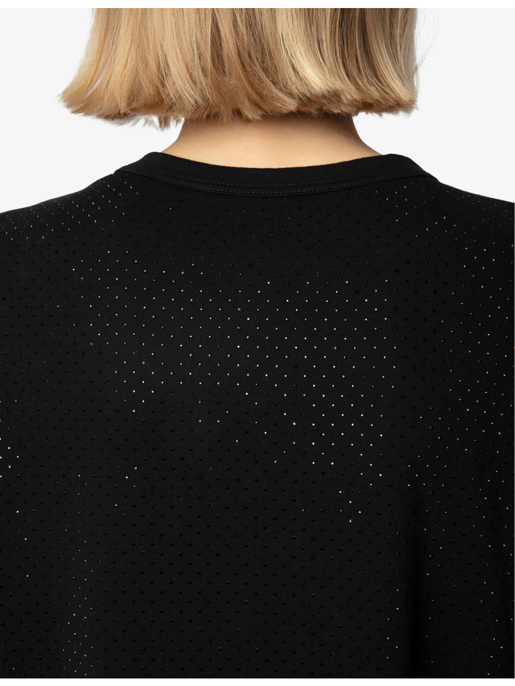Cecilia rhinestone-embellished organic-cotton top - 5