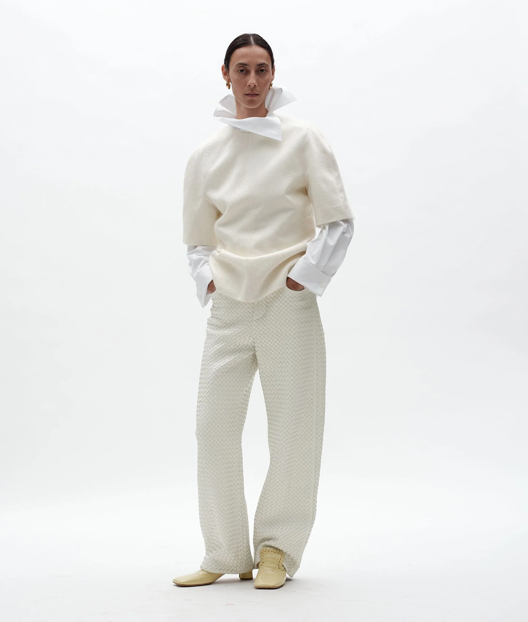 Mohair and Silk Mikado Top - 1