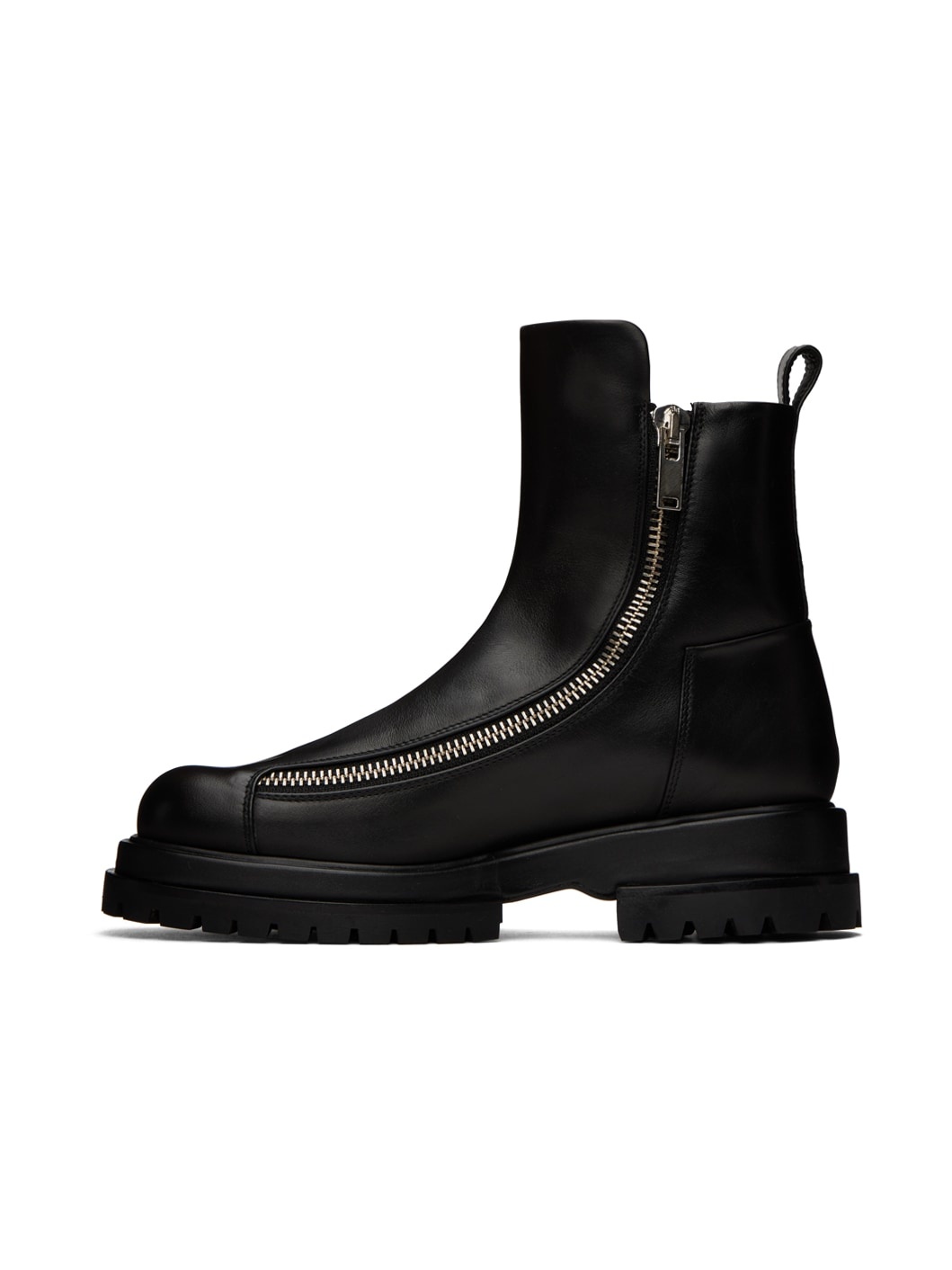 Black Zip Boots - 3