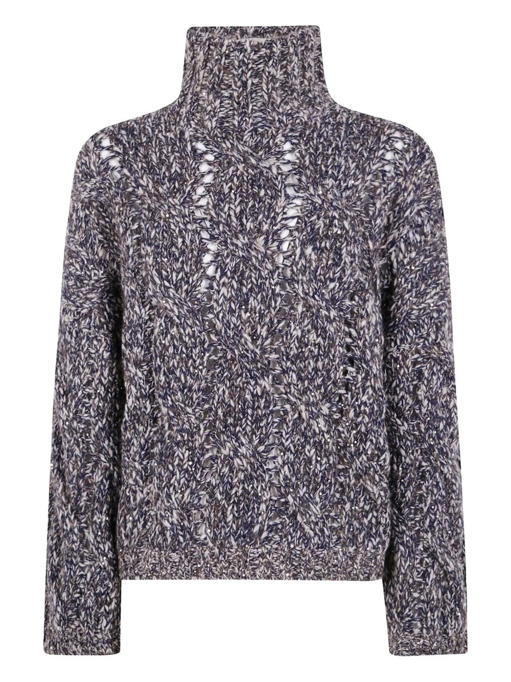 high-neck sweater - 1