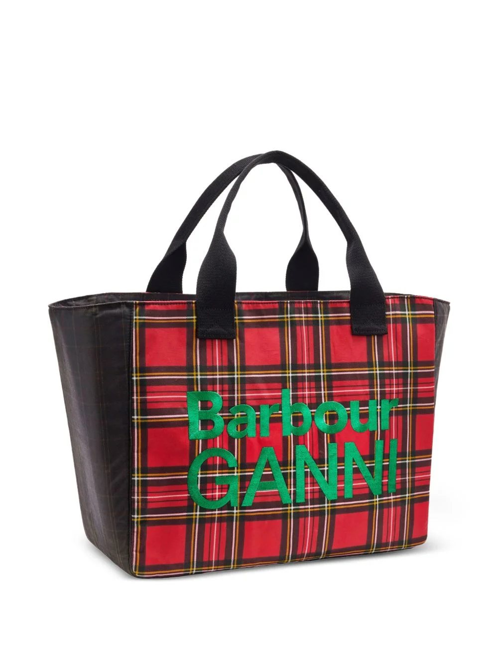 x Barbour tartan tote bag - 1