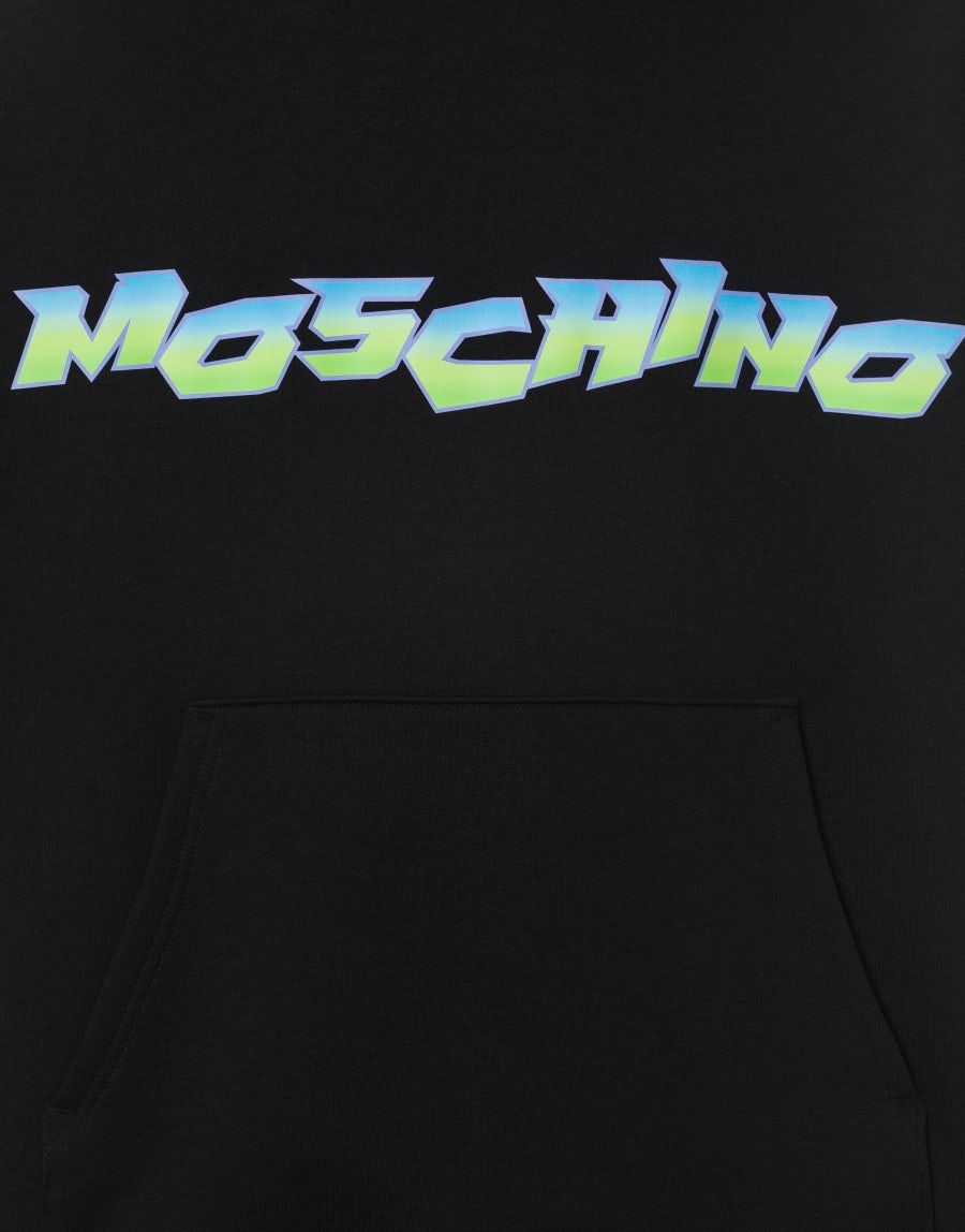 MOSCHINO SURF LOGO ORGANIC COTTON SWEATSHIRT - 4