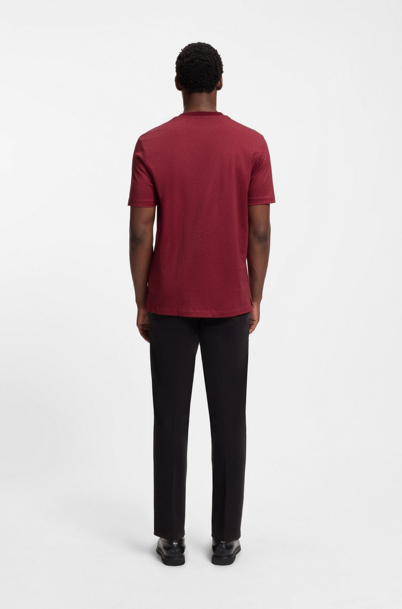 MERCERISED-COTTON T-SHIRT WITH TWO-TONE MONOGRAMS 5