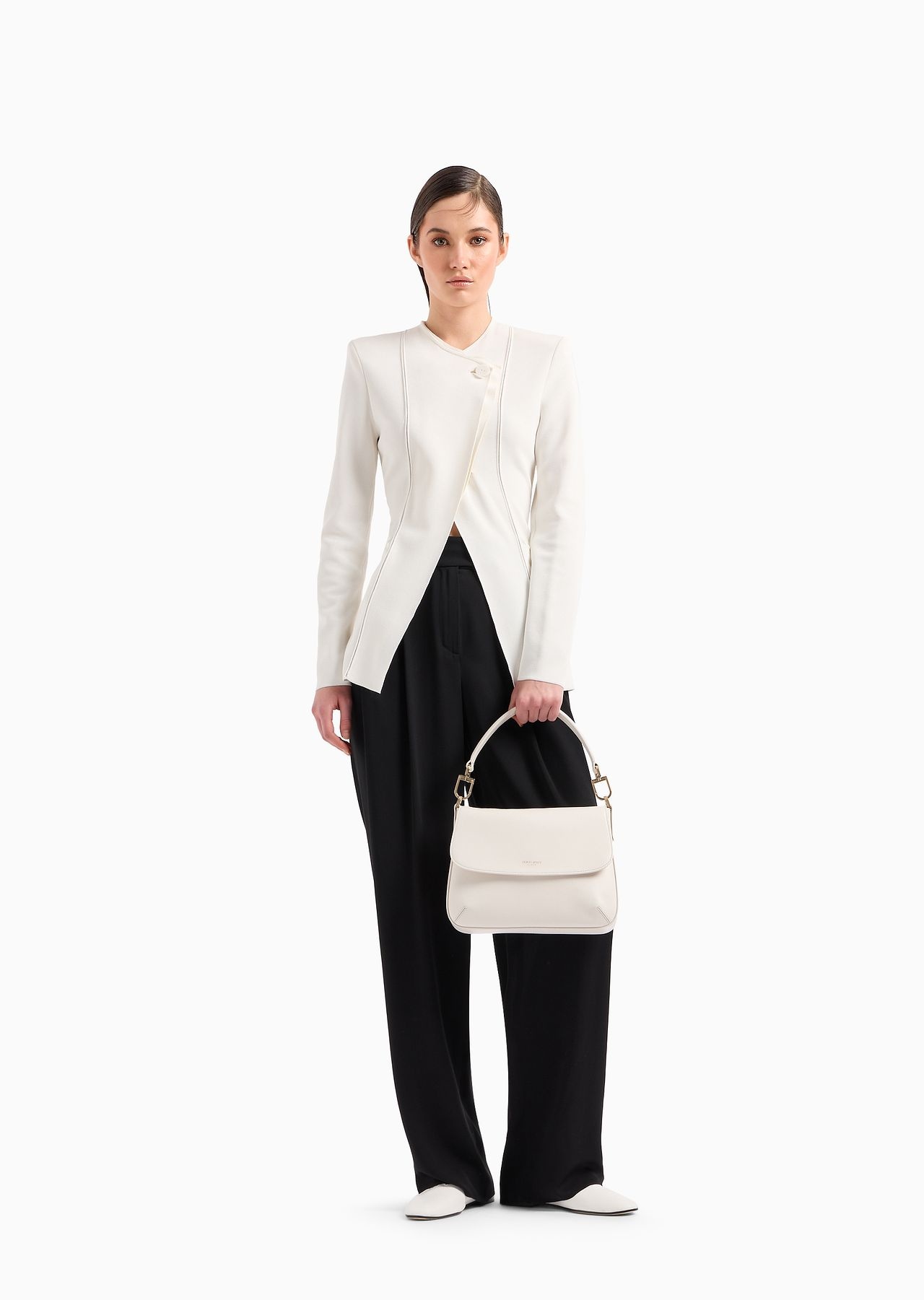 Medium la Prima Soft baguette bag in nappa leather - 7