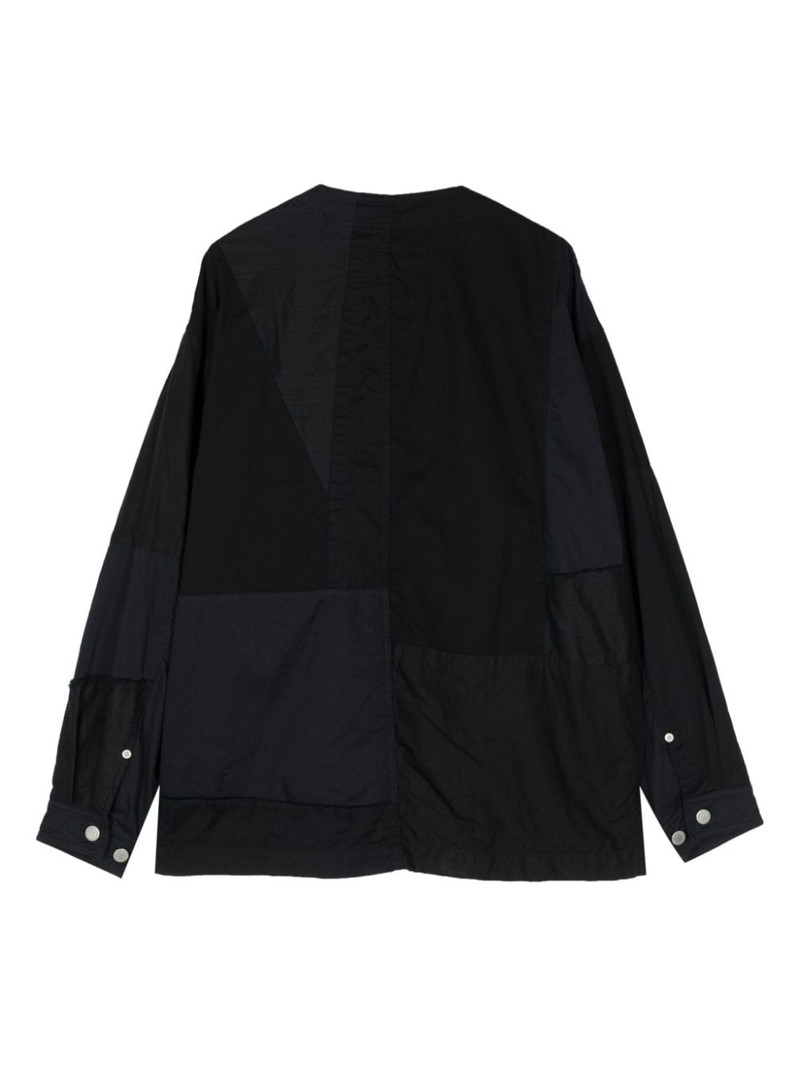Comme des Garçons Homme rivet-detail panelled jacket outlook