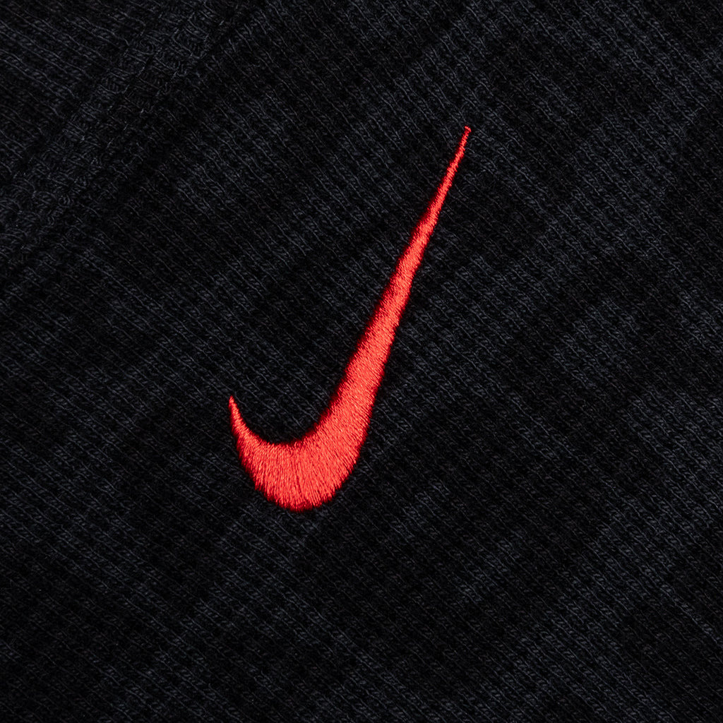 JORDAN X AWAKE NY THERMAL LONG SLEEVE TOP - BLACK/WHITE/UNIVERSITY RED - 6